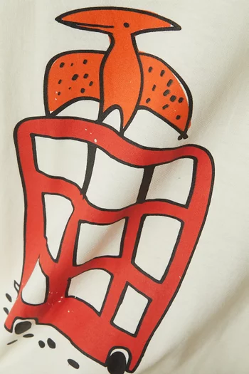 Double Decker Bus T-shirt in Cotton-jersey