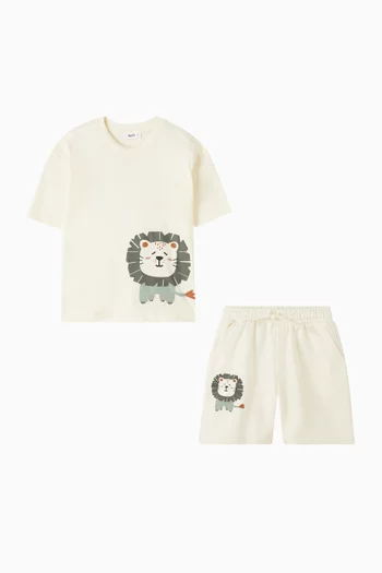 Lion T-shirt & Shorts Set