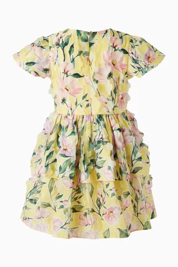 فستان بنقشة زهور