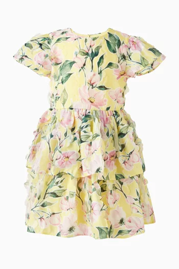 فستان بنقشة زهور