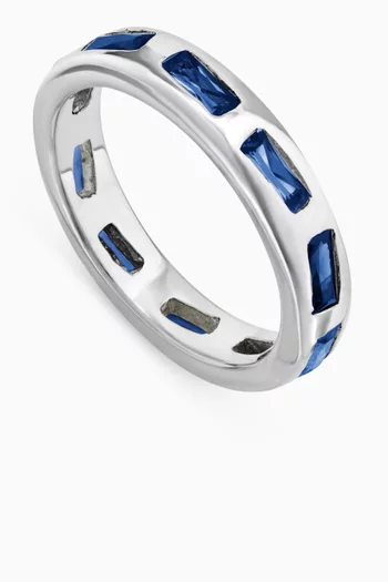 Mini Lotus Ring in Sterling Silver