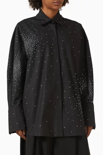 Rhinestone-embellished Shirt