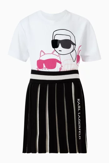 Karl & Choupette T-shirt in Jersey