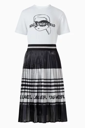 Karl & Choupette T-shirt in Jersey