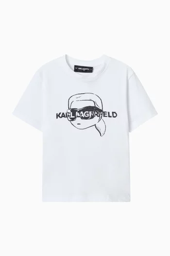 Karl & Choupette T-shirt in Jersey