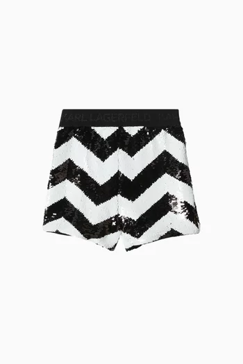 شورت مطرز بترتر