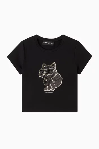 Choupette Sequined T-shirt