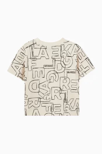 Logo T-shirt in Heavy Cotton