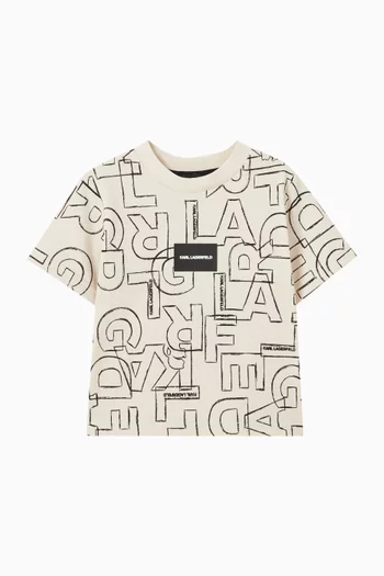 Logo T-shirt in Heavy Cotton