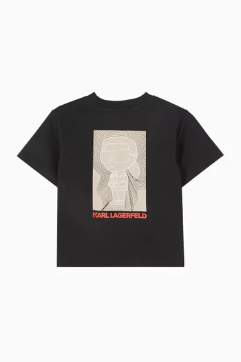 تي شيرت بشعار الماركة قطن