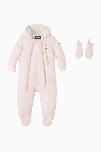Logo Puffer Pramsuit Gift Set
