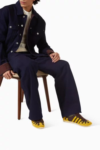 x Brain Dead Japan Lo Sneakers in Textile & Leather