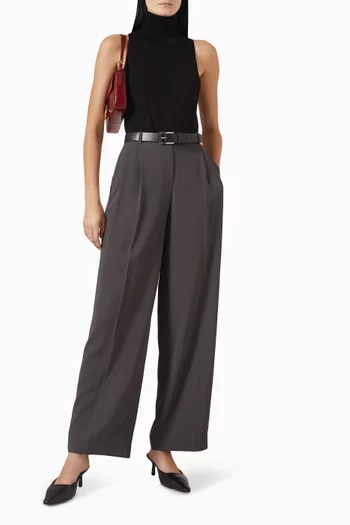 Turtleneck Top in Silk Knit
