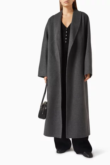 Relaxed-fit Coat in Wool-cashmere