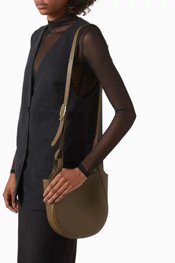 Small Le Foulonné S Crossbody Bag in Leather