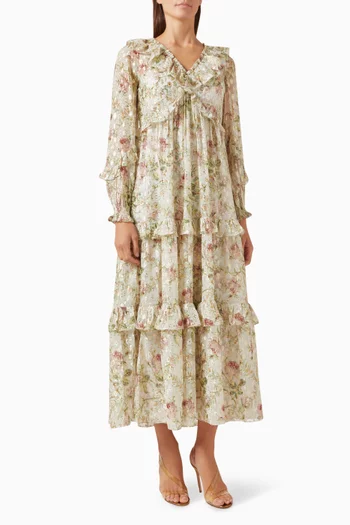 Colette Rose Cherie Gown in Georgette