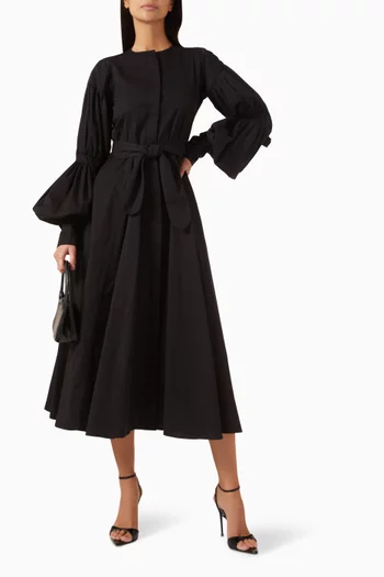 Querencia Belted Midi Dress