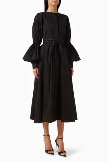 Querencia Belted Midi Dress