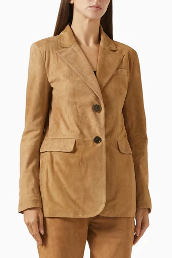 Minorca Blazer in Suede