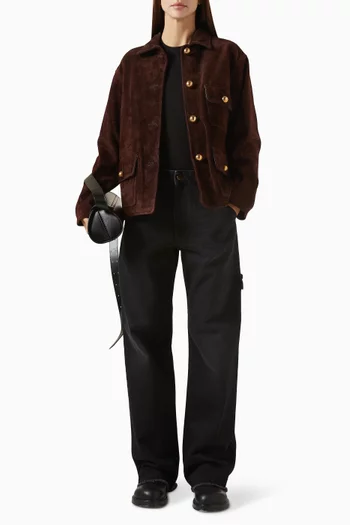 جاكيت روزيا شمواه بارز الملمس