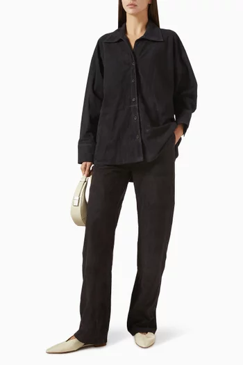 بنطال سول شمواه مخملي