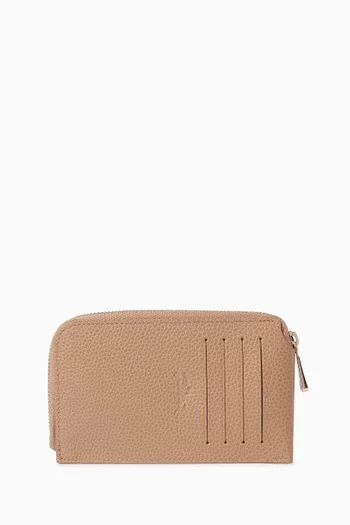 Le Foulonné Card Holder in Leather