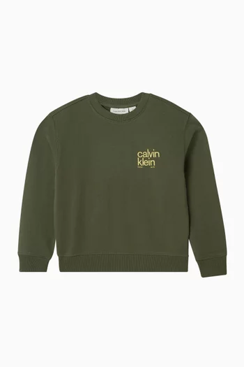 Logo Sweatshirt  in Cotton-terry