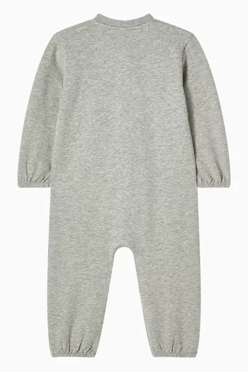 Monogram Romper in Cotton-jersey