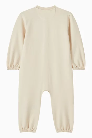 Monogram Romper in Cotton-jersey