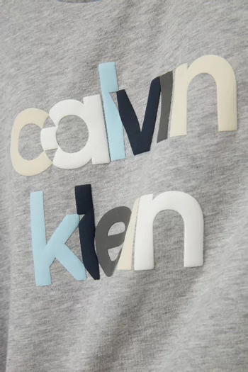 Logo T-shirt in Stretch Cotton-jersey