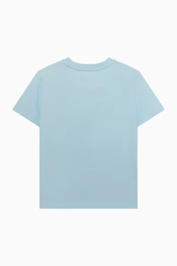 Logo T-shirt in Stretch Cotton-jersey