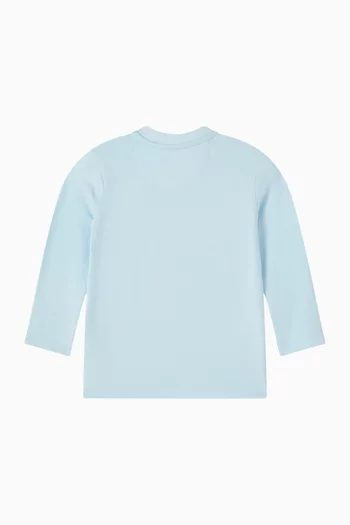 Logo T-shirt in Stretch Cotton-jersey