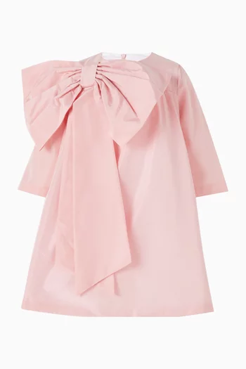 Macro Bow A-line Dress