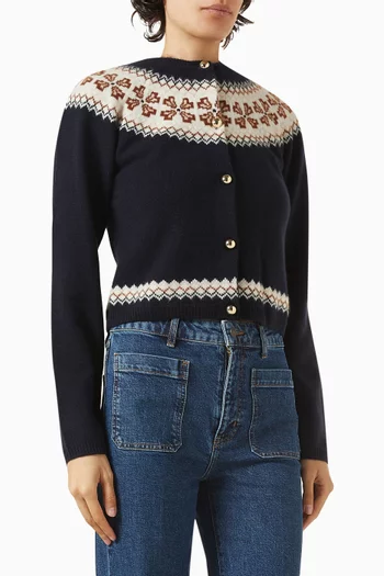 Fairisle Cardigan in Cashmere