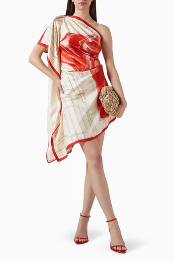 Ivana Mini Dress in Silk