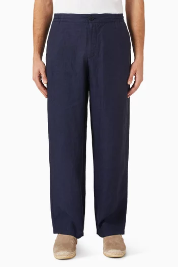 Glencoe Two-tone Pants in Linen