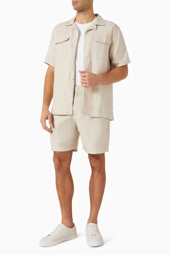 Bartlett Washed Shirt in Linen