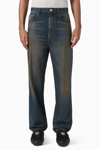 Made in Japan Pencil-fit Jeans in Denim