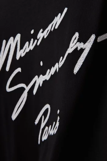 تي شيرت بطبعة شعار Maison Givenchy Paris