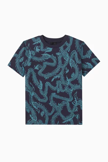 Dragon T-shirt in Cotton
