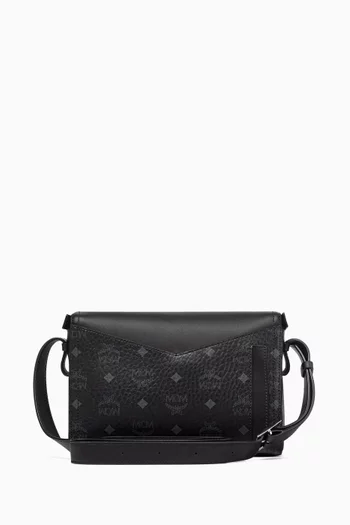 Medium Diamond 3D Shoulder Bag in Coated-canvas