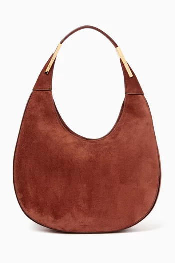 Small Florence Hobo Bag in Suede