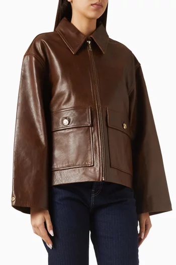 Dantes Zip Jacket in Lambskin
