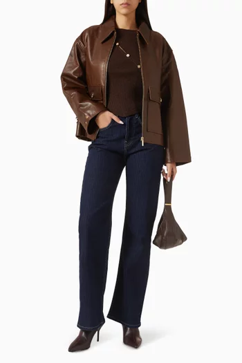 Moleo Knit Cut-out Top in Wool Blend