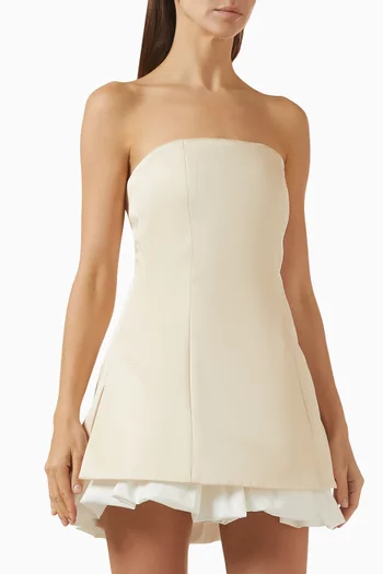 Rendoza Mini Dress in Satin