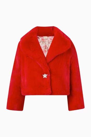 جاكيت لوسيا فرو صناعي