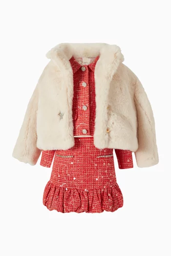 تنورة أوديليا قصيرة تويد