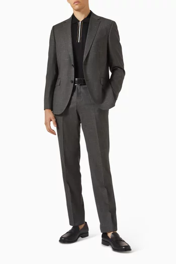 Jeckson Suit in Wool-linen