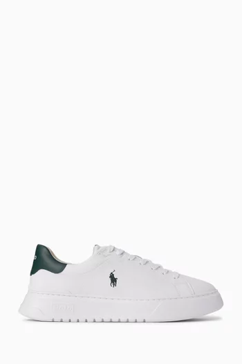 RLite Court Sneakers in Leather