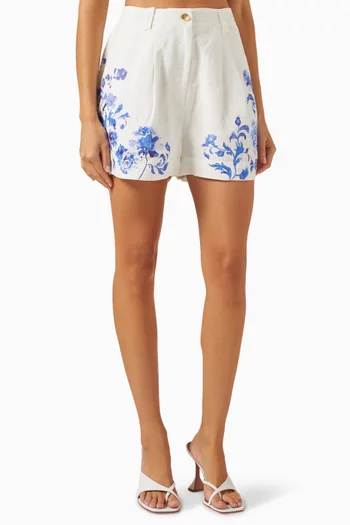 Layla Floral-print Shorts